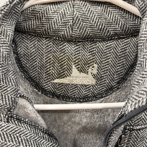 Herringbone Zip up Jacket - Picture 4 of 6